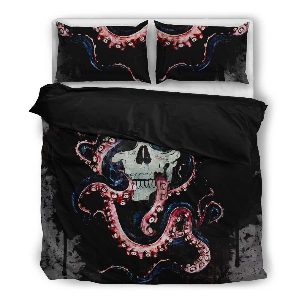 Octopus and Skull Bedding Set