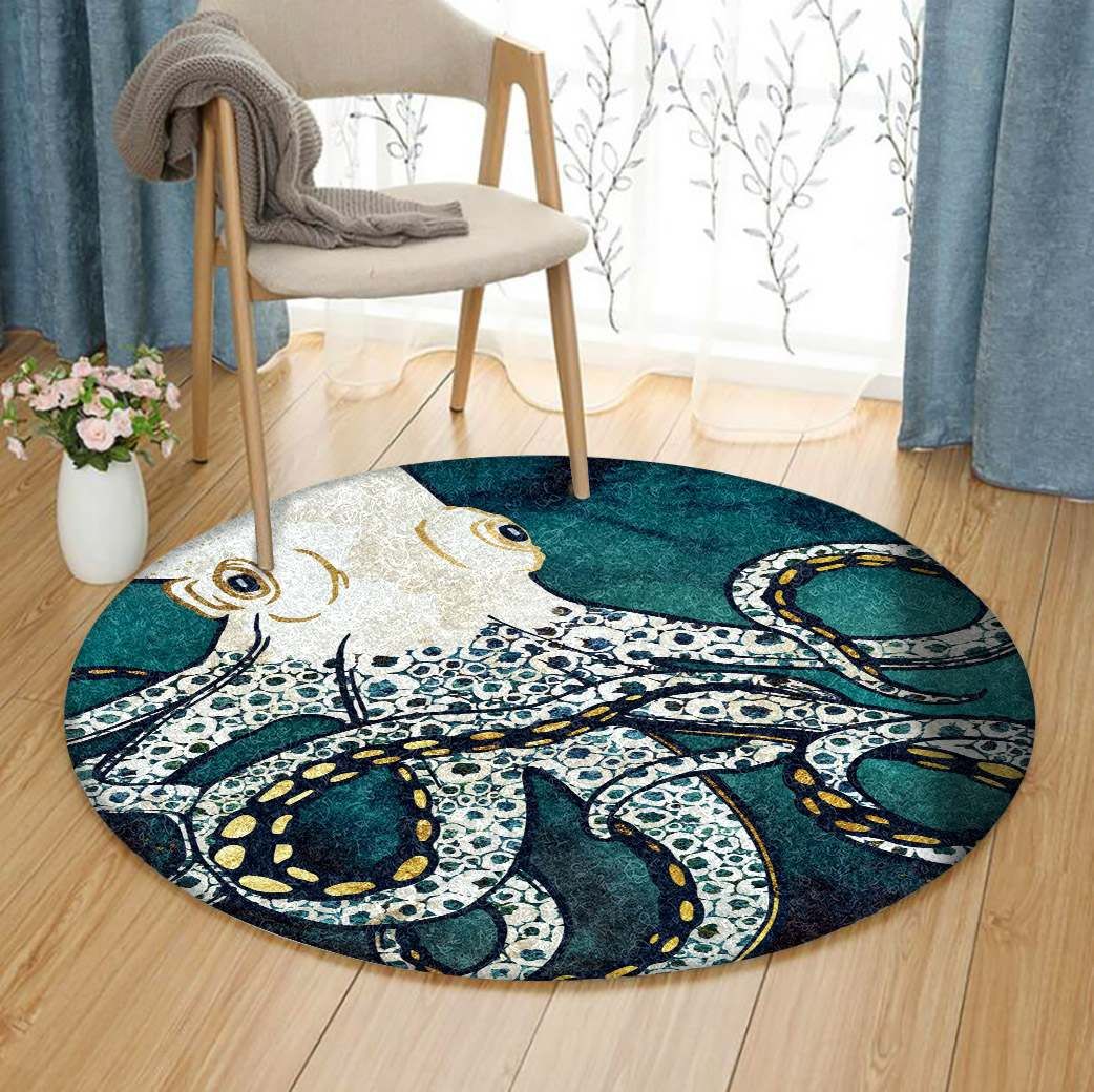 Octopus Round Carpet