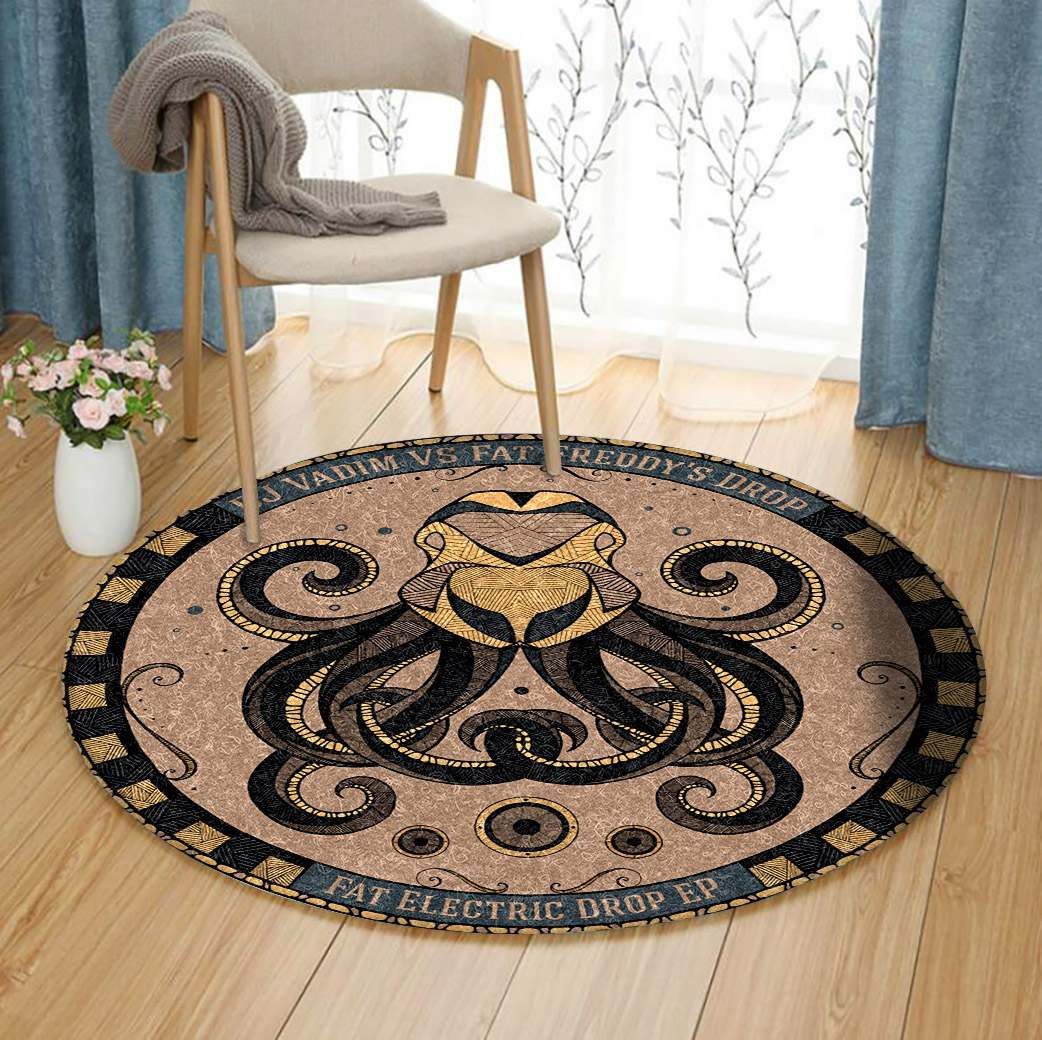 Octopus Round Carpet