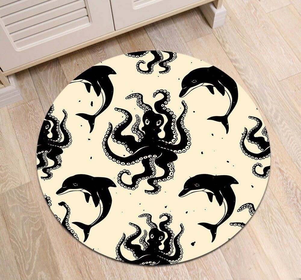 Octopus Round Carpet
