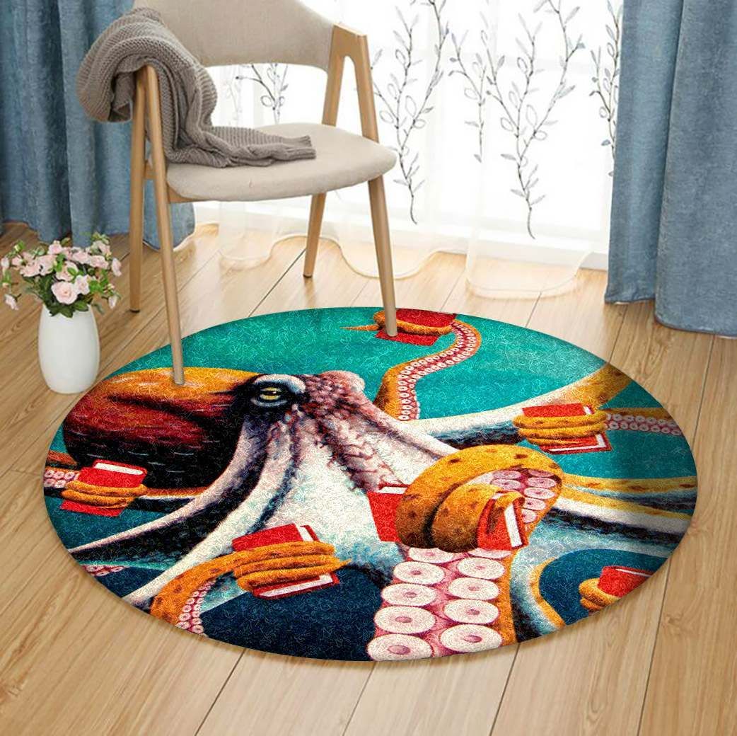 Octopus Round Carpet
