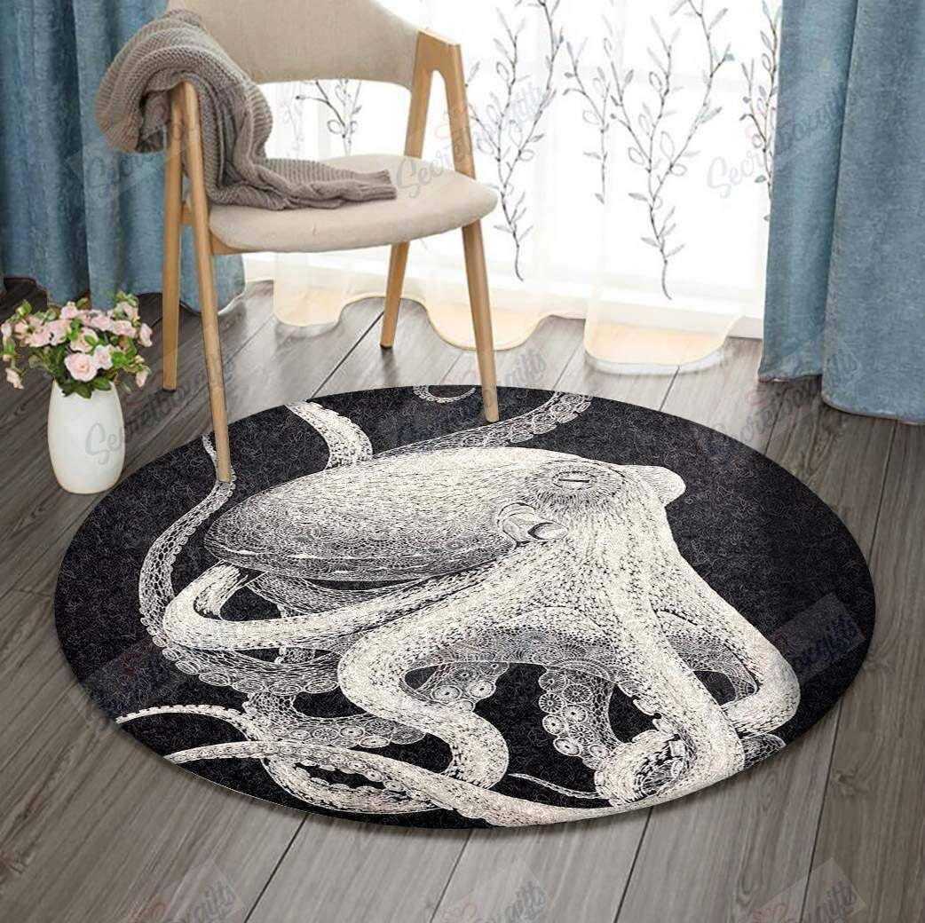 Octopus Round Carpet