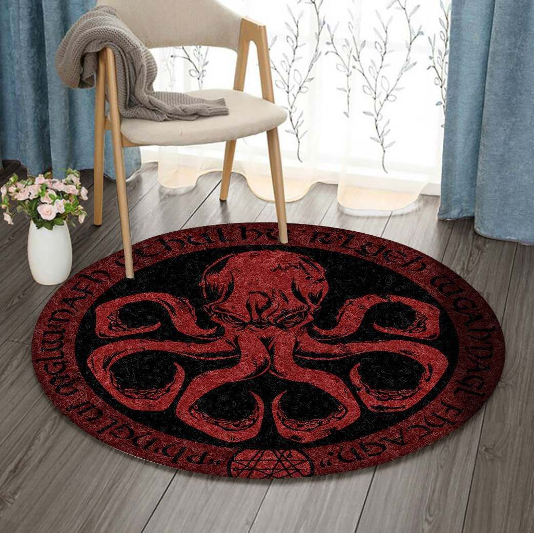 Octopus Round Carpet