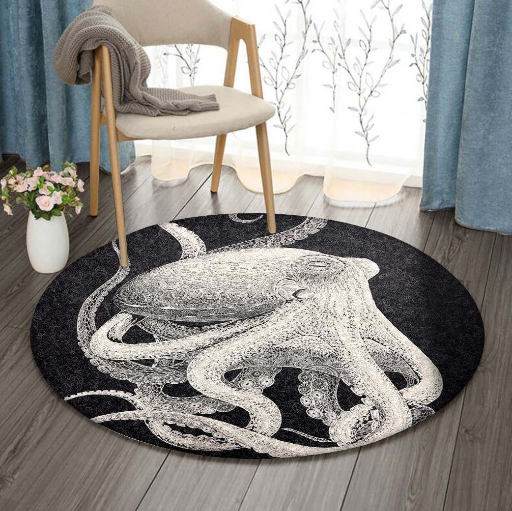 Octopus Round Carpet
