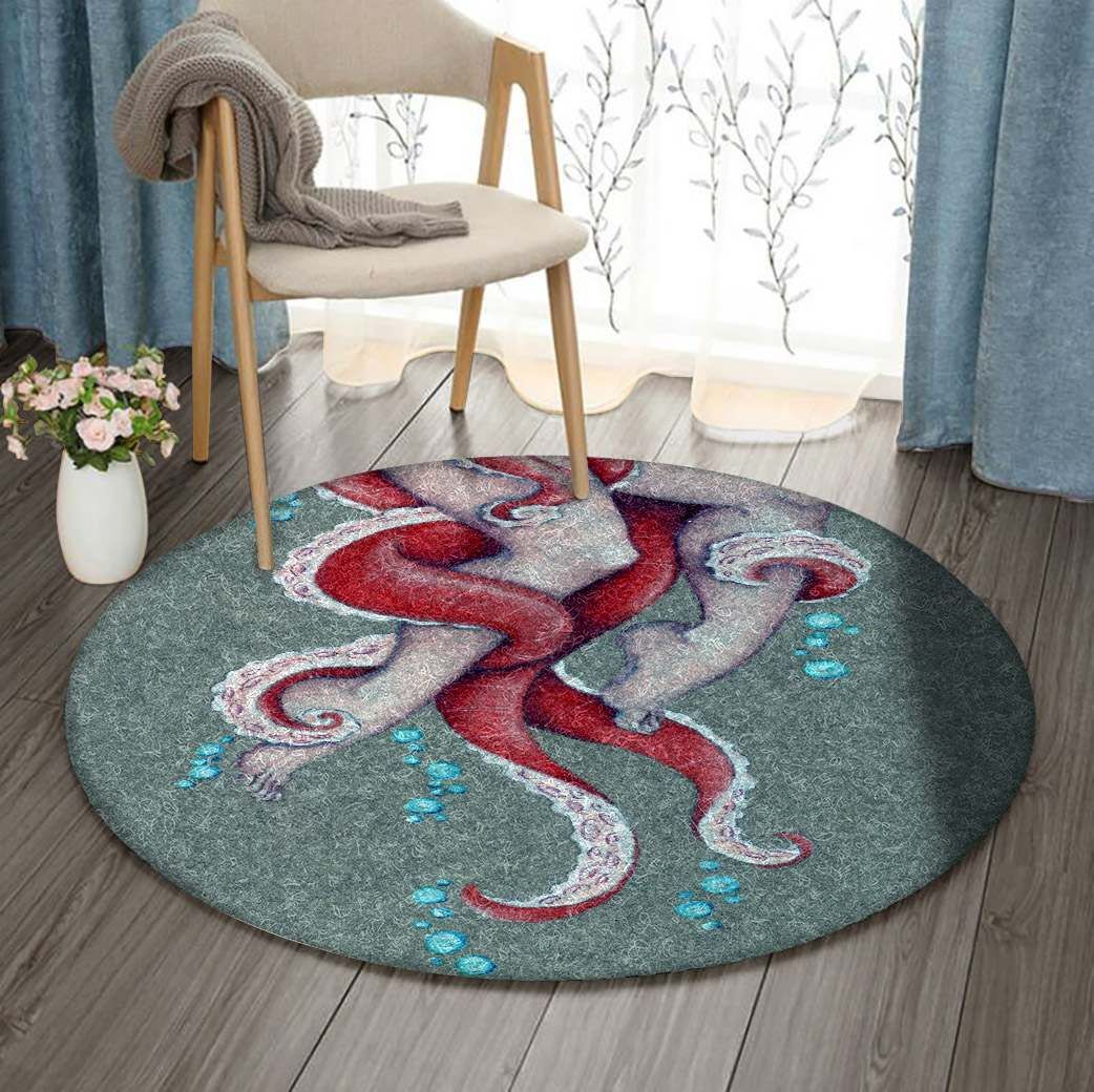 Octopus Round Carpet
