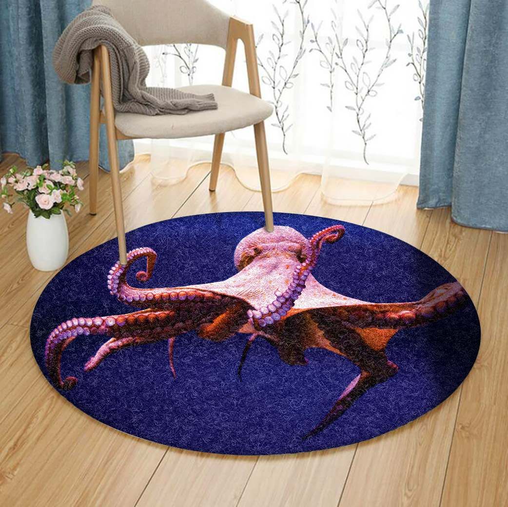 Octopus Round Carpet