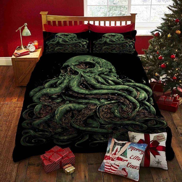 Octopus Skull Bedding Set