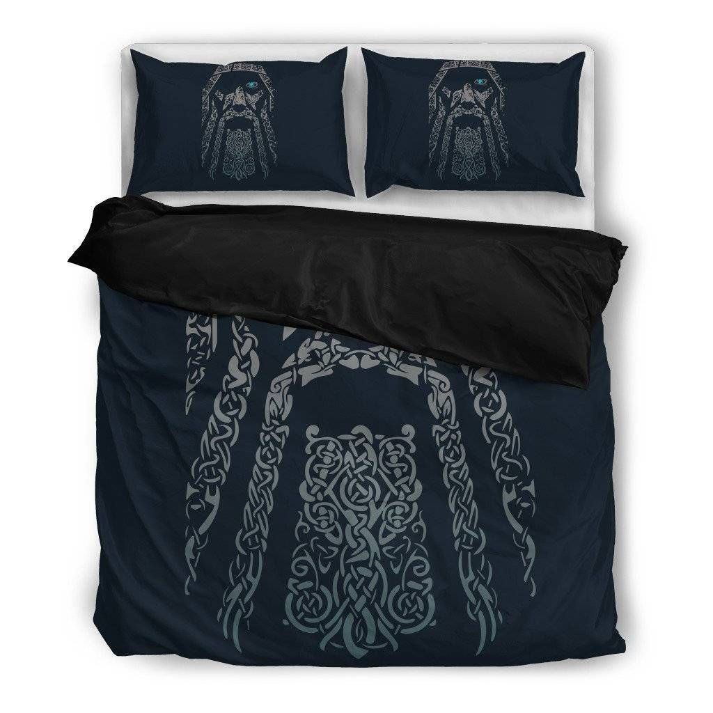 Odin Mystery Navy 3d Printed Bedding Set
