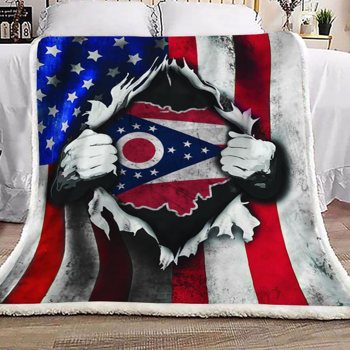 Ohio Fleece Blanket