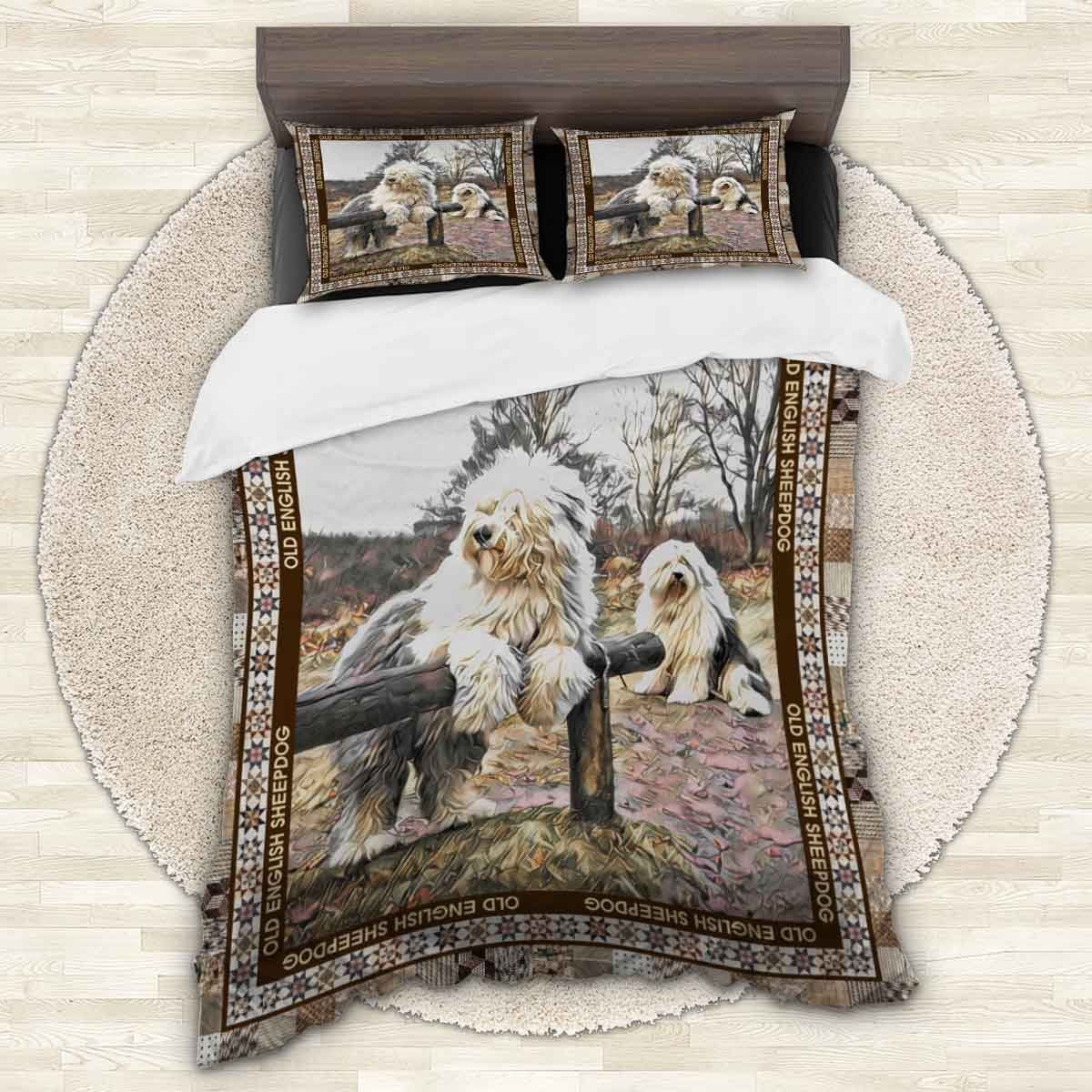 Old English Sheepdog Bedding Set