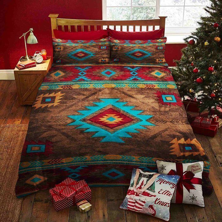Old Native American Pattern Bedding Set