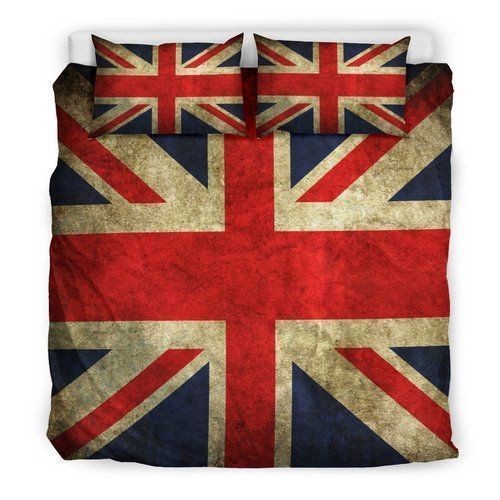 Old Union Jack British Flag Bedding Set