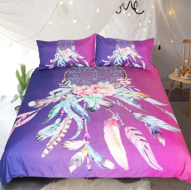Ombre Colors Dreamcatcher Bedding Set
