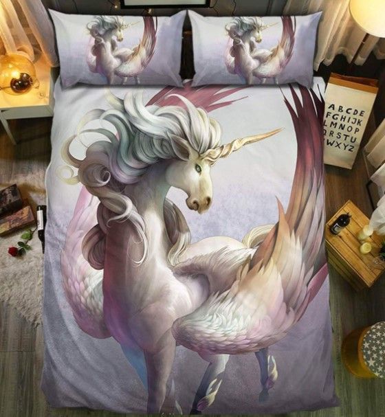 Ombre Unicorn Bedding Set