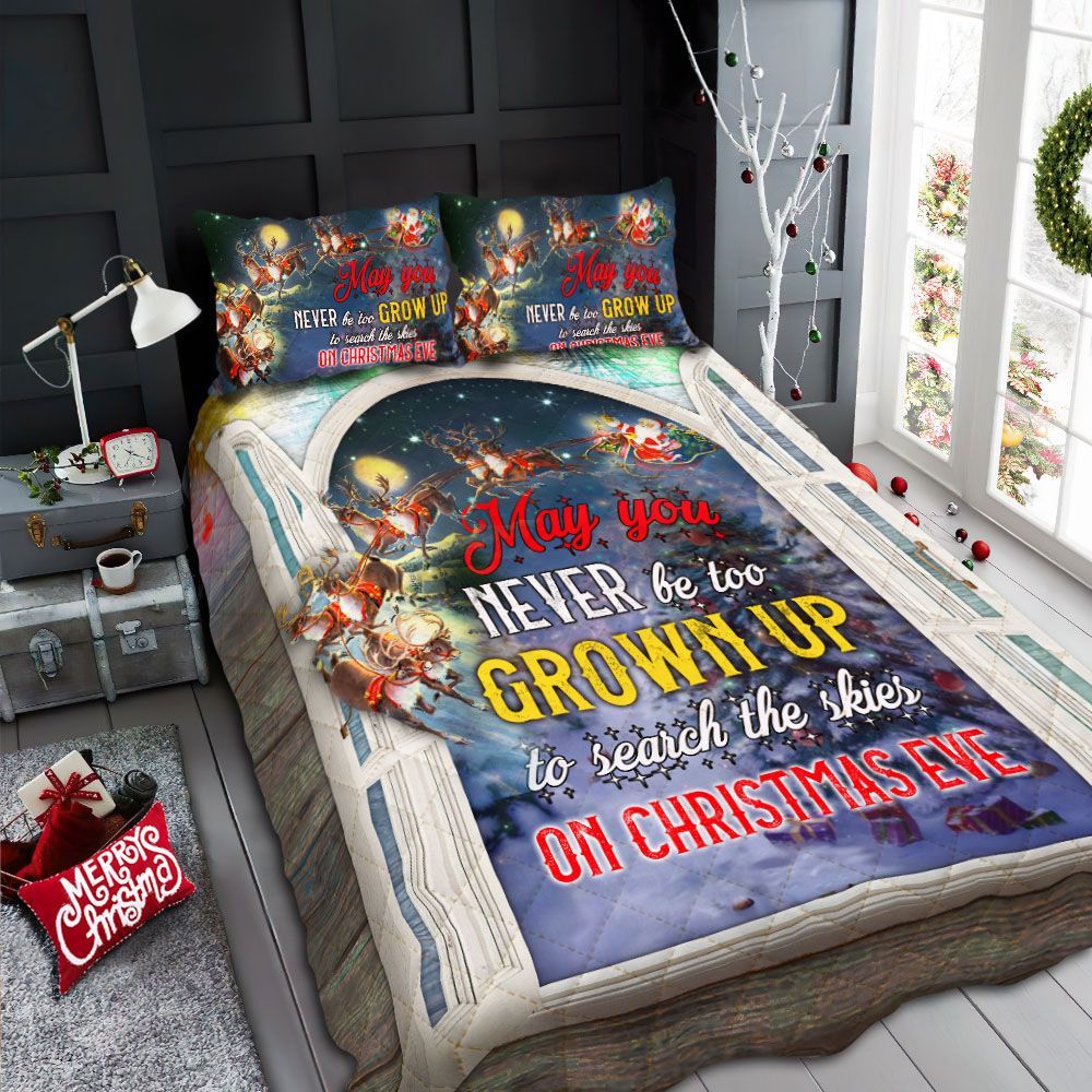 On Christmas Eve Bedding Set