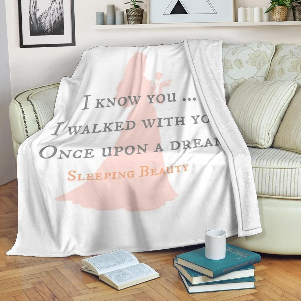 Once Upon A Dream Sleeping Beauty Fleece Blanket