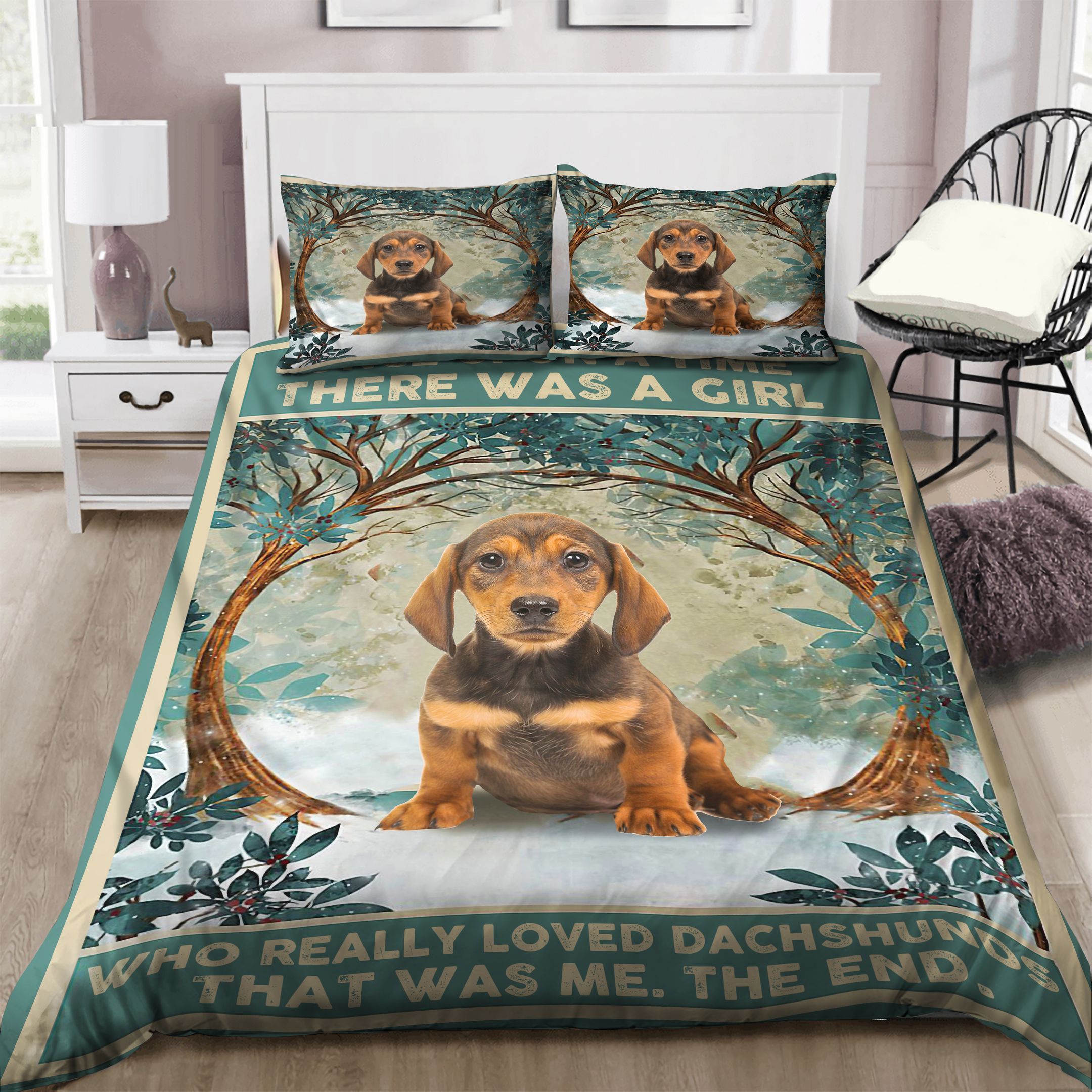 Once Upon A Time There Was A Girl Bedding Set