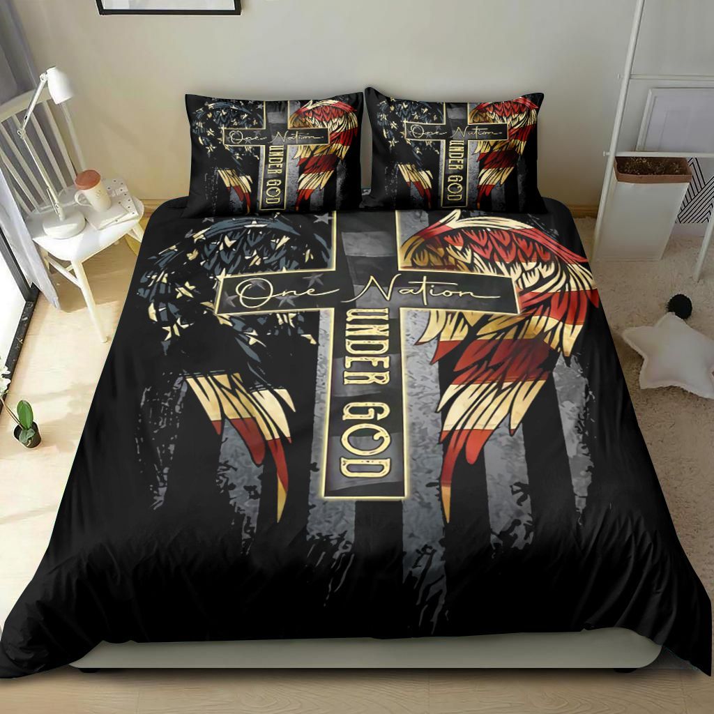 One Nation Under God Bedding Set