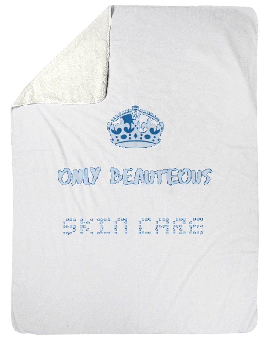 Only Beauteous Skin Care 3d Printed  Sherpa Blanket