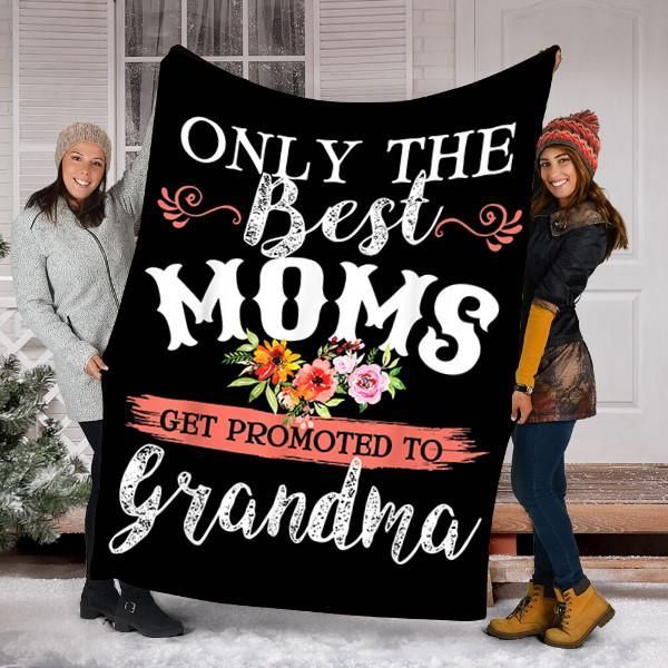 Only The Best Moms Sherpa Fleece Blanket