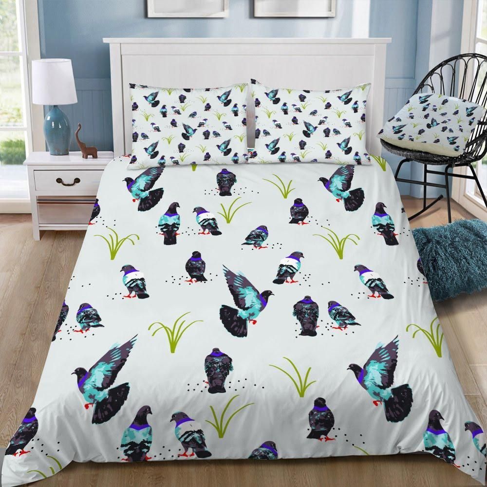 Oranges Pigeon Bedding Set