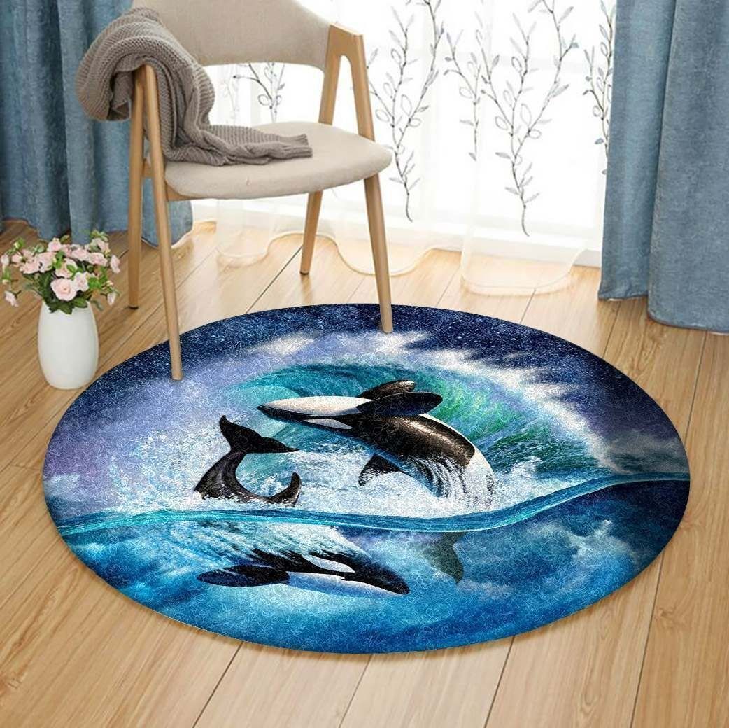 Orca Round Carpet