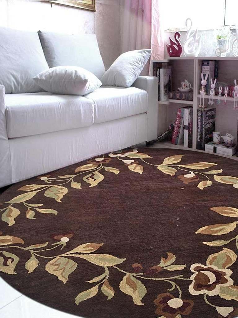Orchid Round Carpet