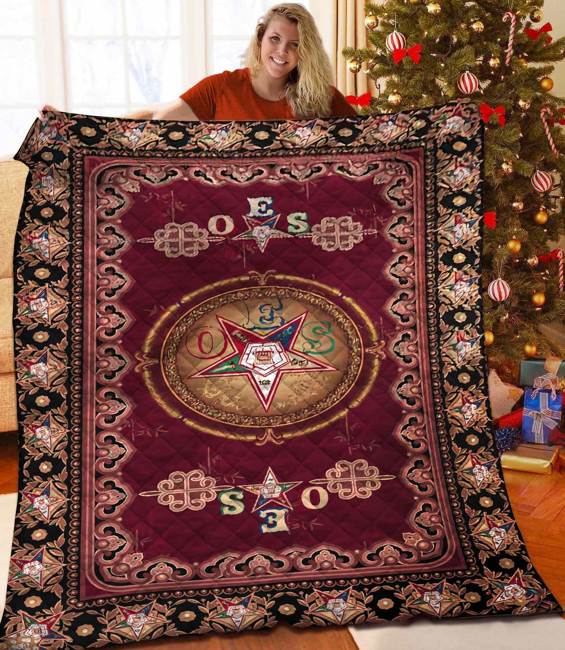 Order Of The Eastern Star CLA05122094Q Quilt Blanket