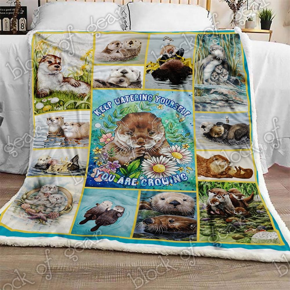 Otter Keep Wattering Yourself Quilt Blanket DHC020120431TD