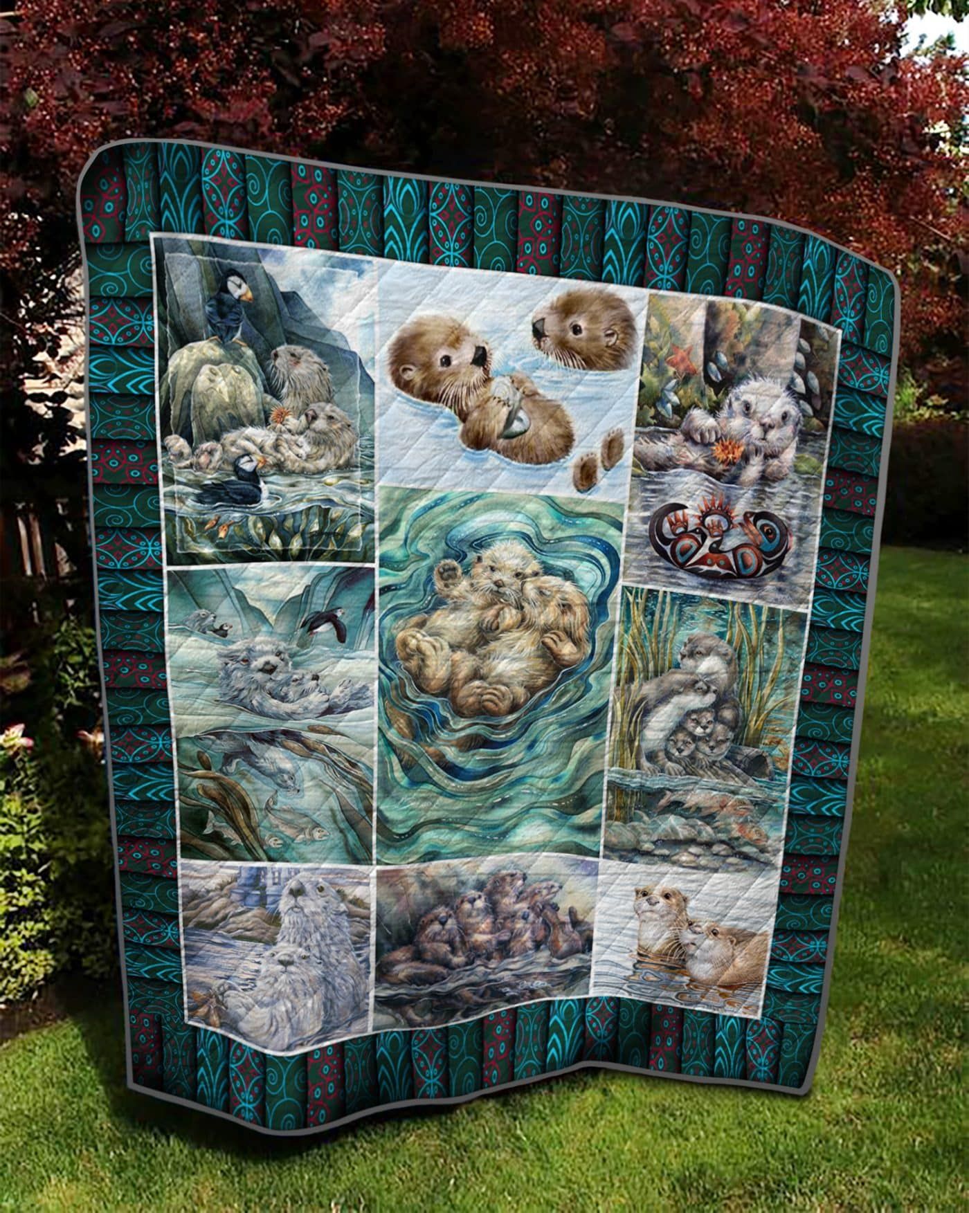 Otter Love Of My Life Quilt Blanket DHC020120608TD