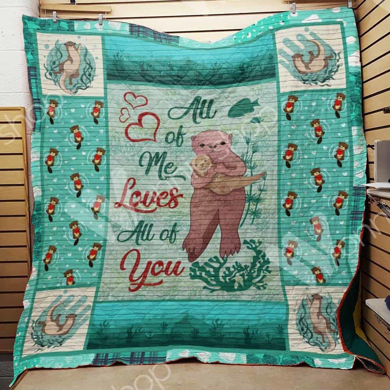 Otter Love You Quilt Blanket Dhc04012047Dd