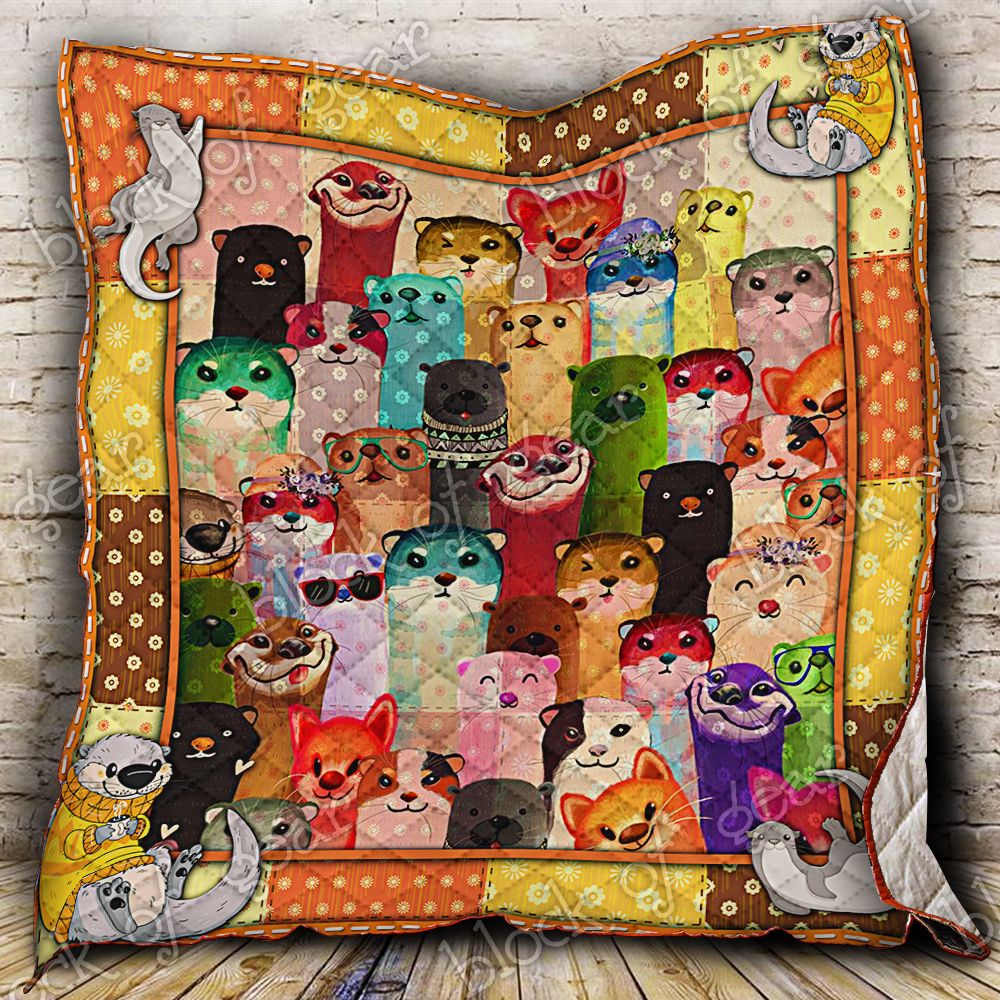 Otter Lover Quilt Pn584 Dhc11123536Dd
