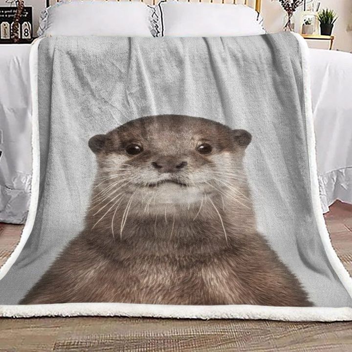Otter Fleece Blanket
