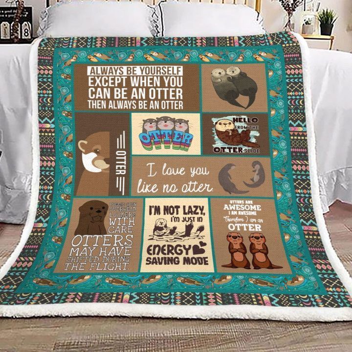 Otter Fleece Blanket