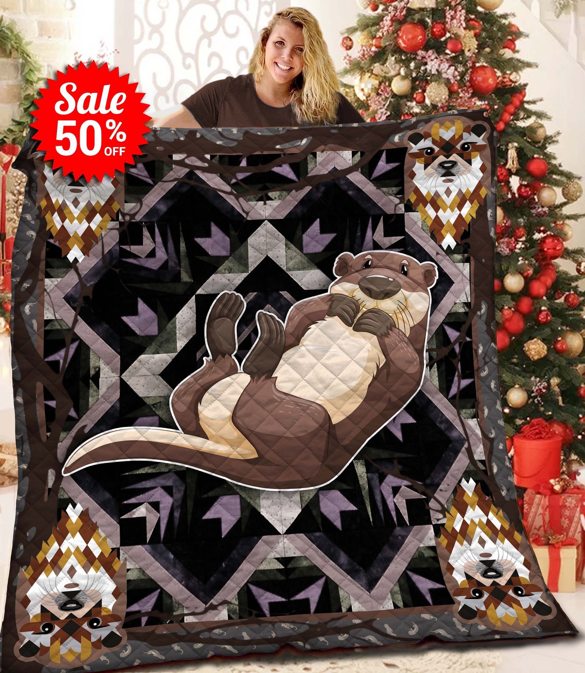 Otter Quilt Blanket BBB020130SM