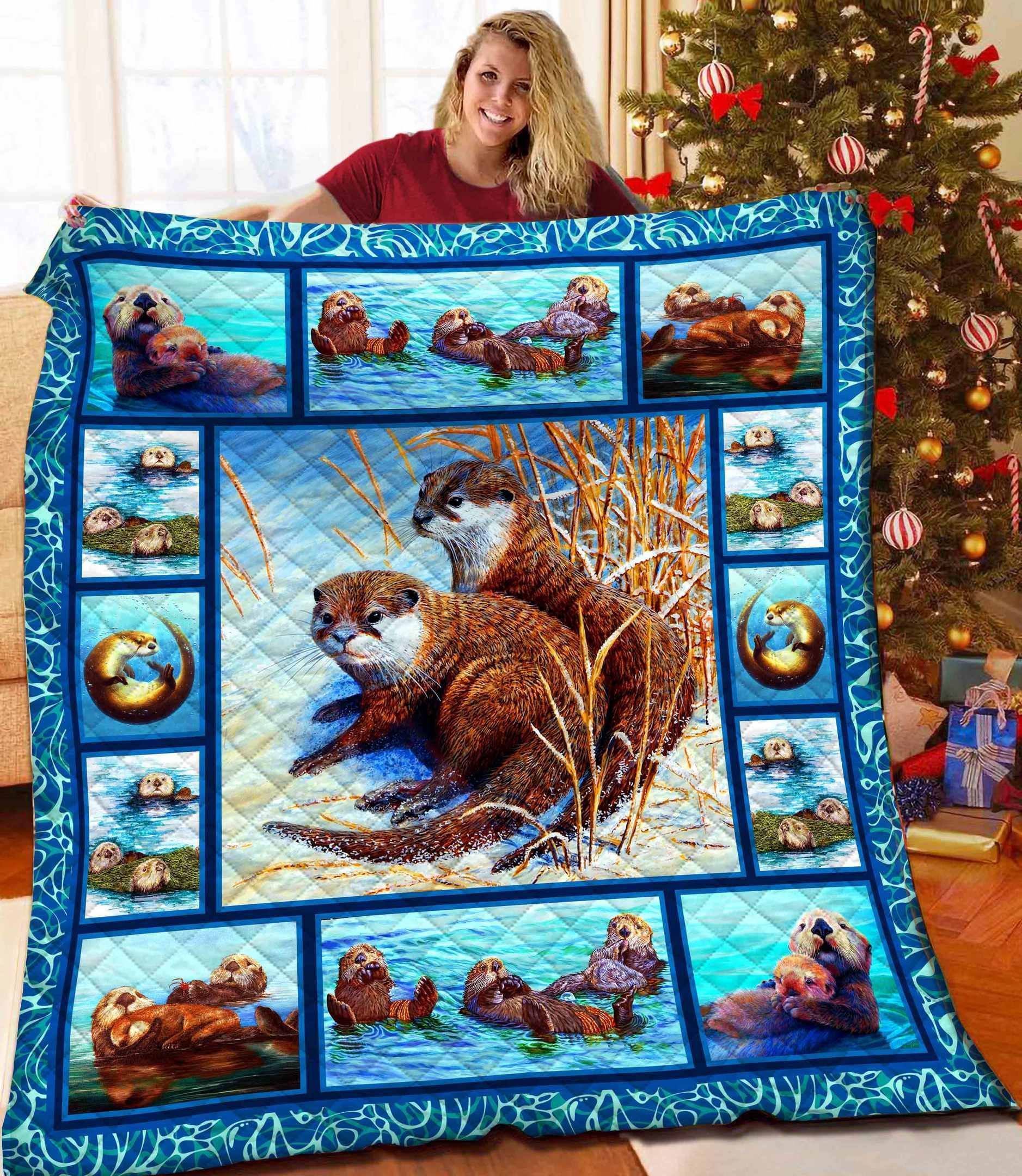 Otter Quilt Blanket BBB091227HT