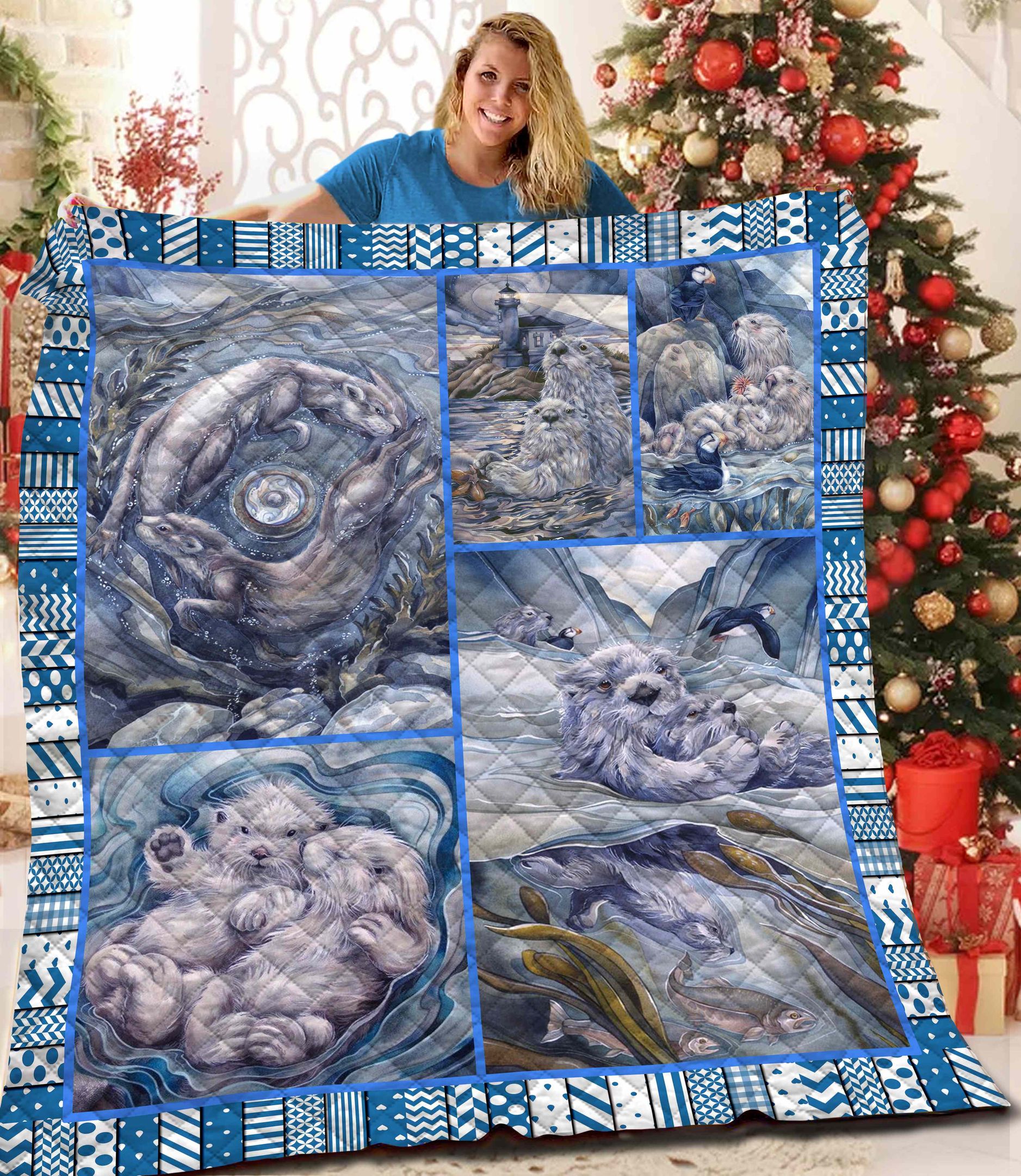 Otter Quilt Blanket BBB241018NB