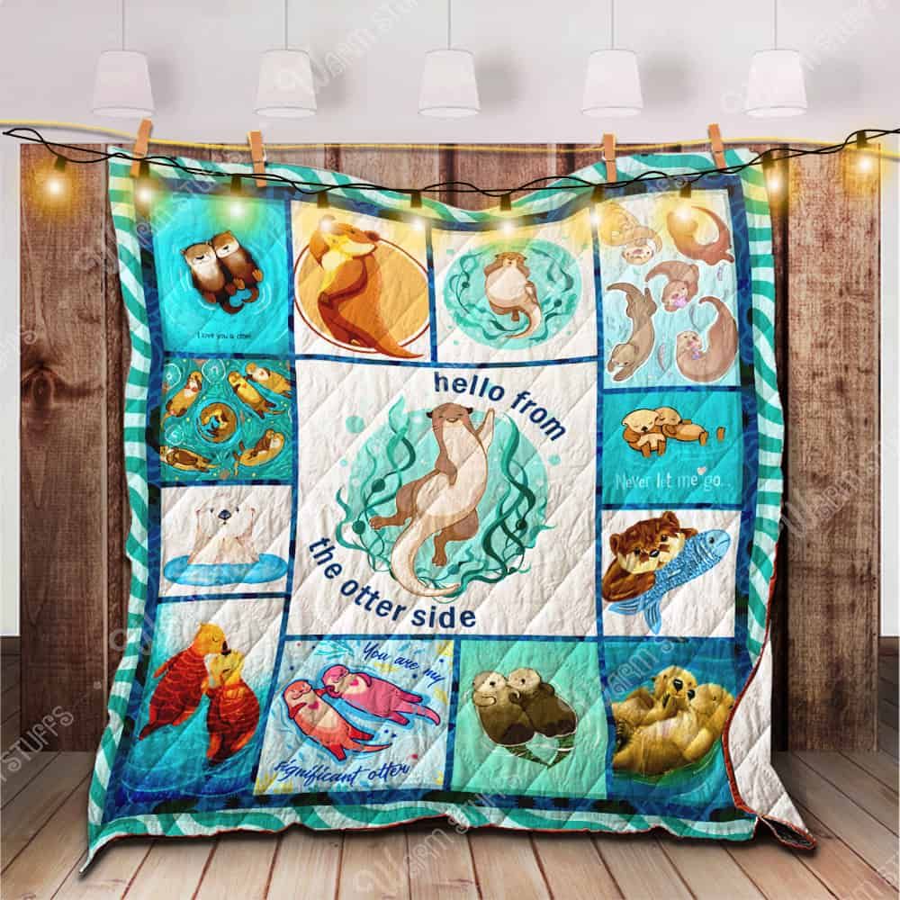 Otter Quilt Blanket Bl Dhc1312504Dd