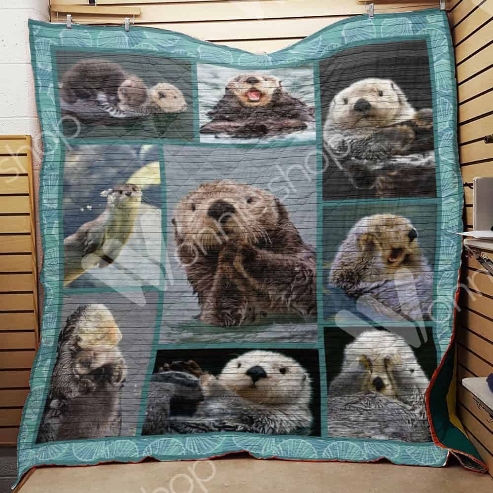 Otter Quilt Blanket DHC1102589TD