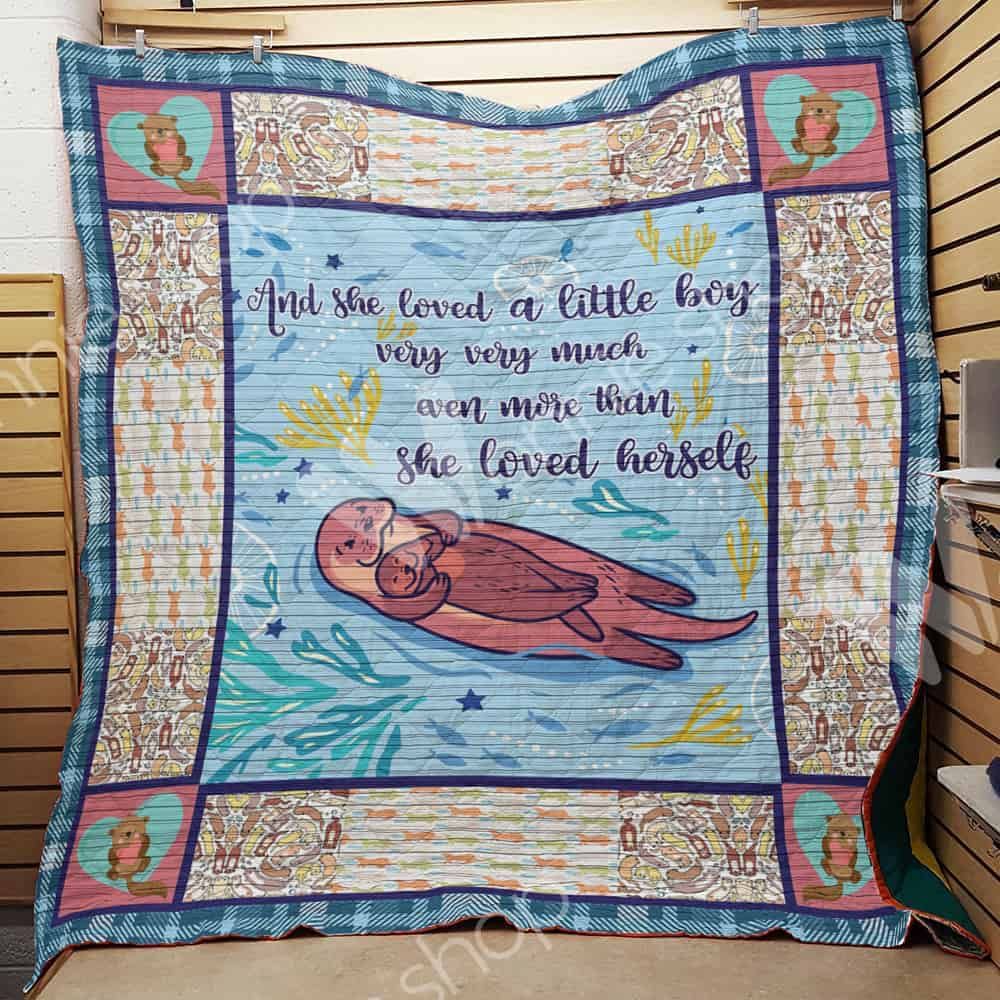 Otter Quilt Blanket DHC1102595TD