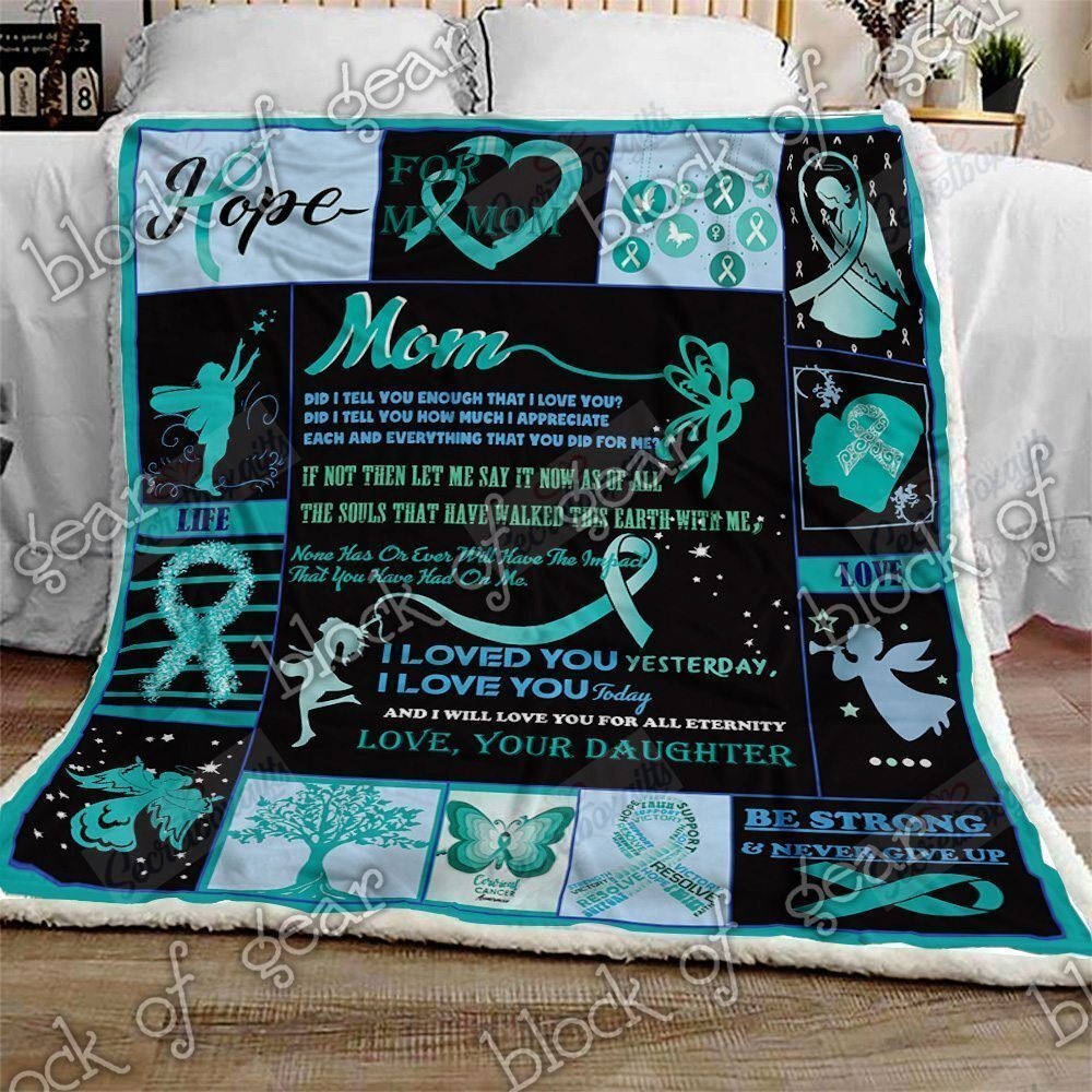 Ovarian Cancer Awareness Fleece Blanket