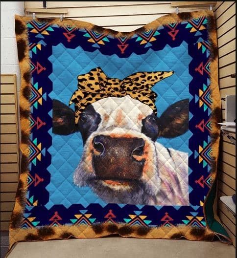 Ow Bandana Cow Quilt Blanket Dhc04011966Dd