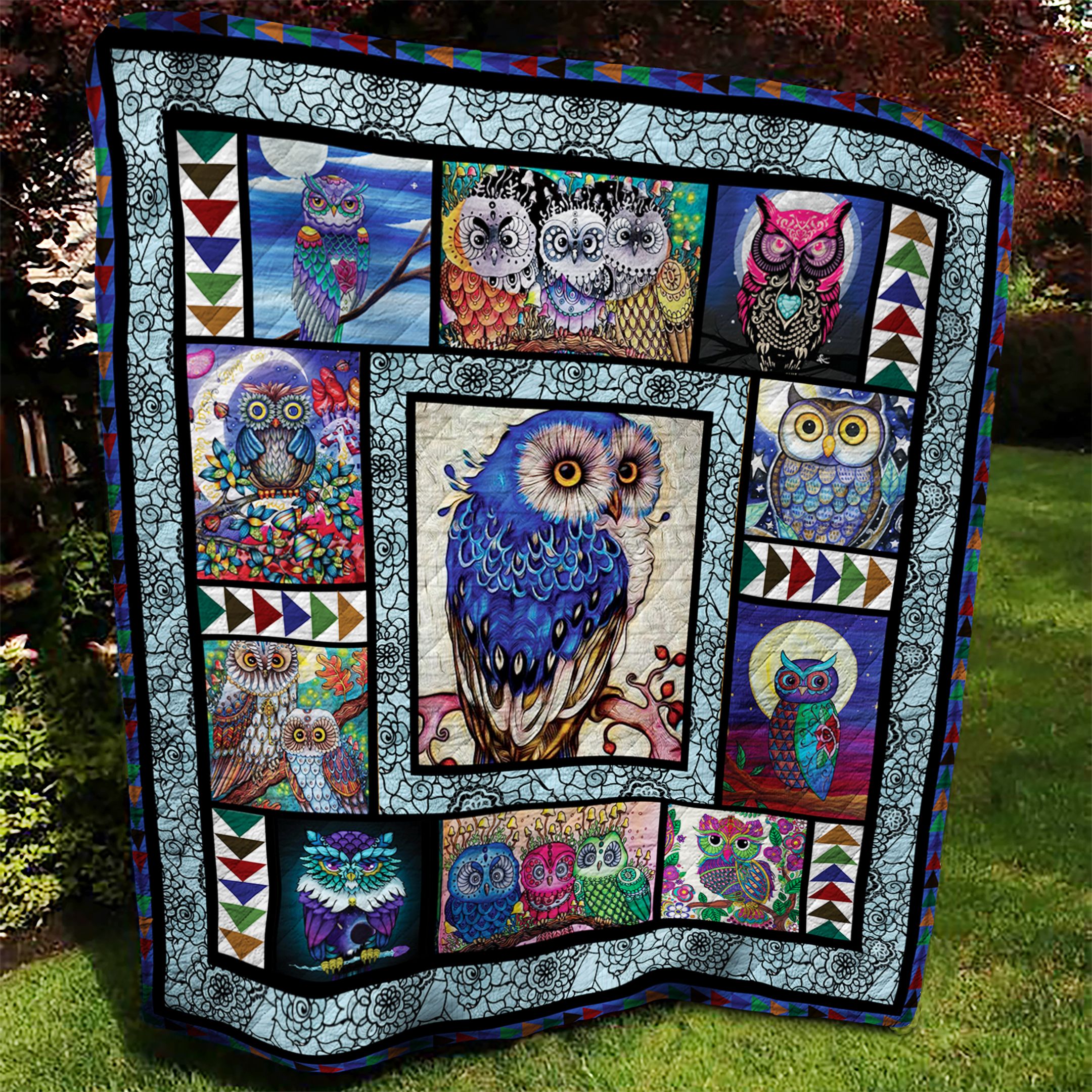 Owl AAA120912TA Quilt Blanket