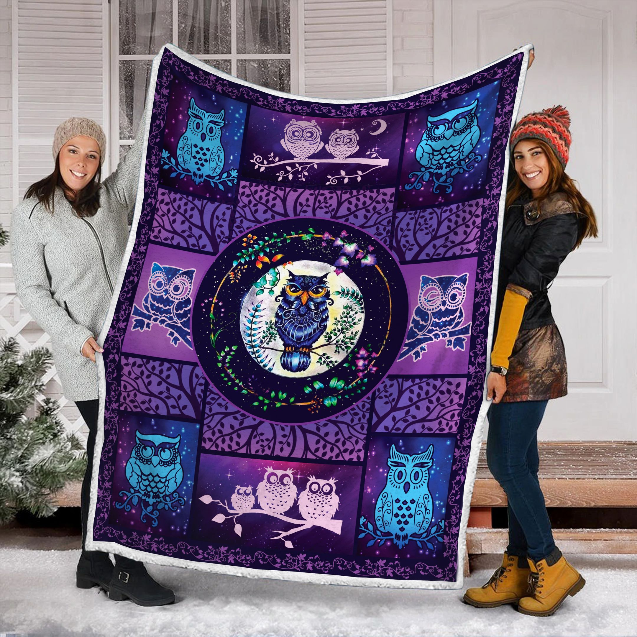 Owl Fleece Blanket