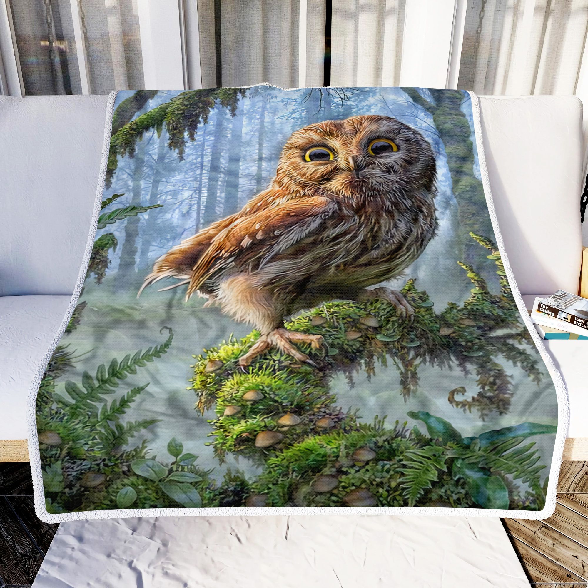 Owl Art Fleece Blanket