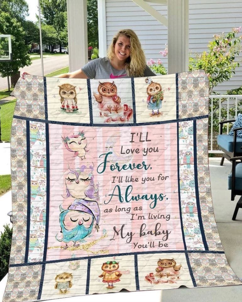 Owl As Long As Im Living Quilt Blanket Dhc04011059Dd