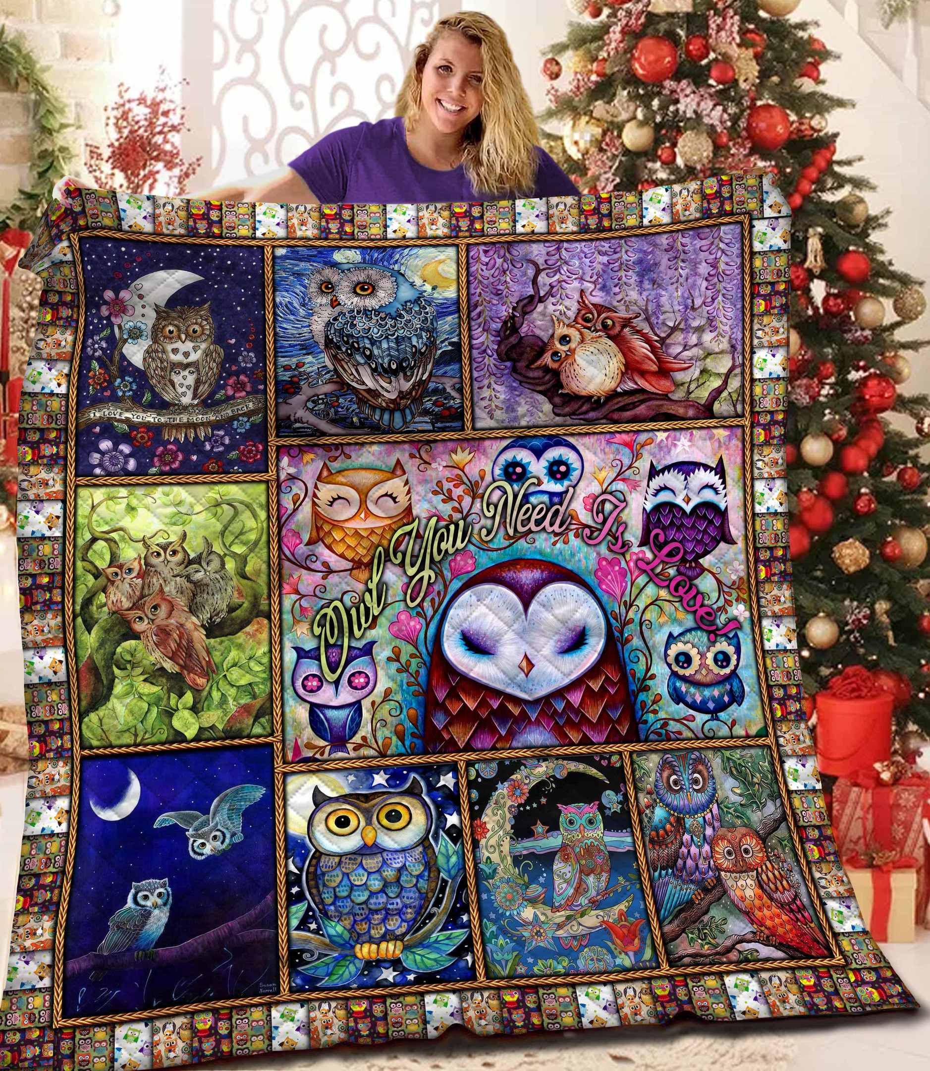 Owl BBB031111NL Quilt Blanket