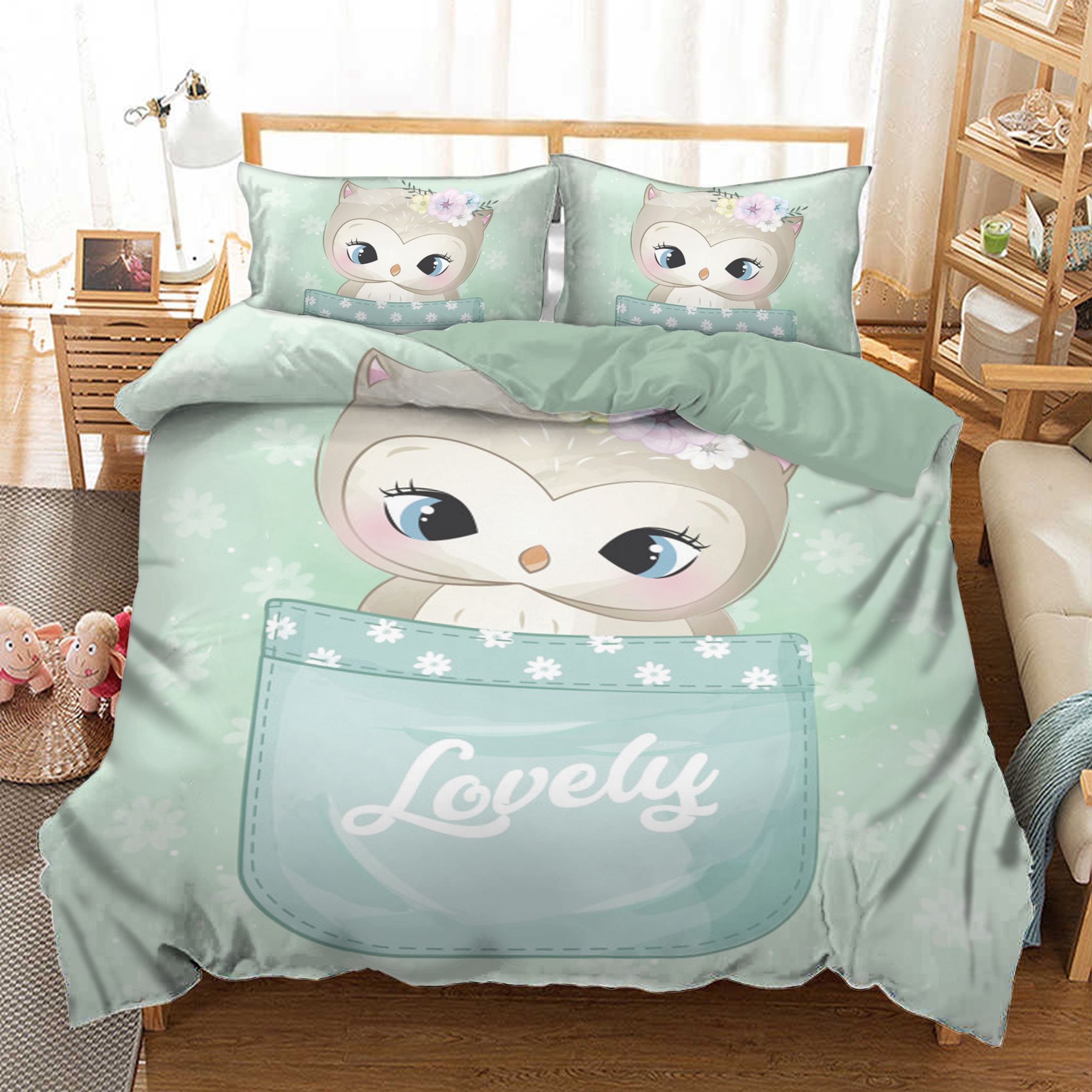 Owl  Bedding Set