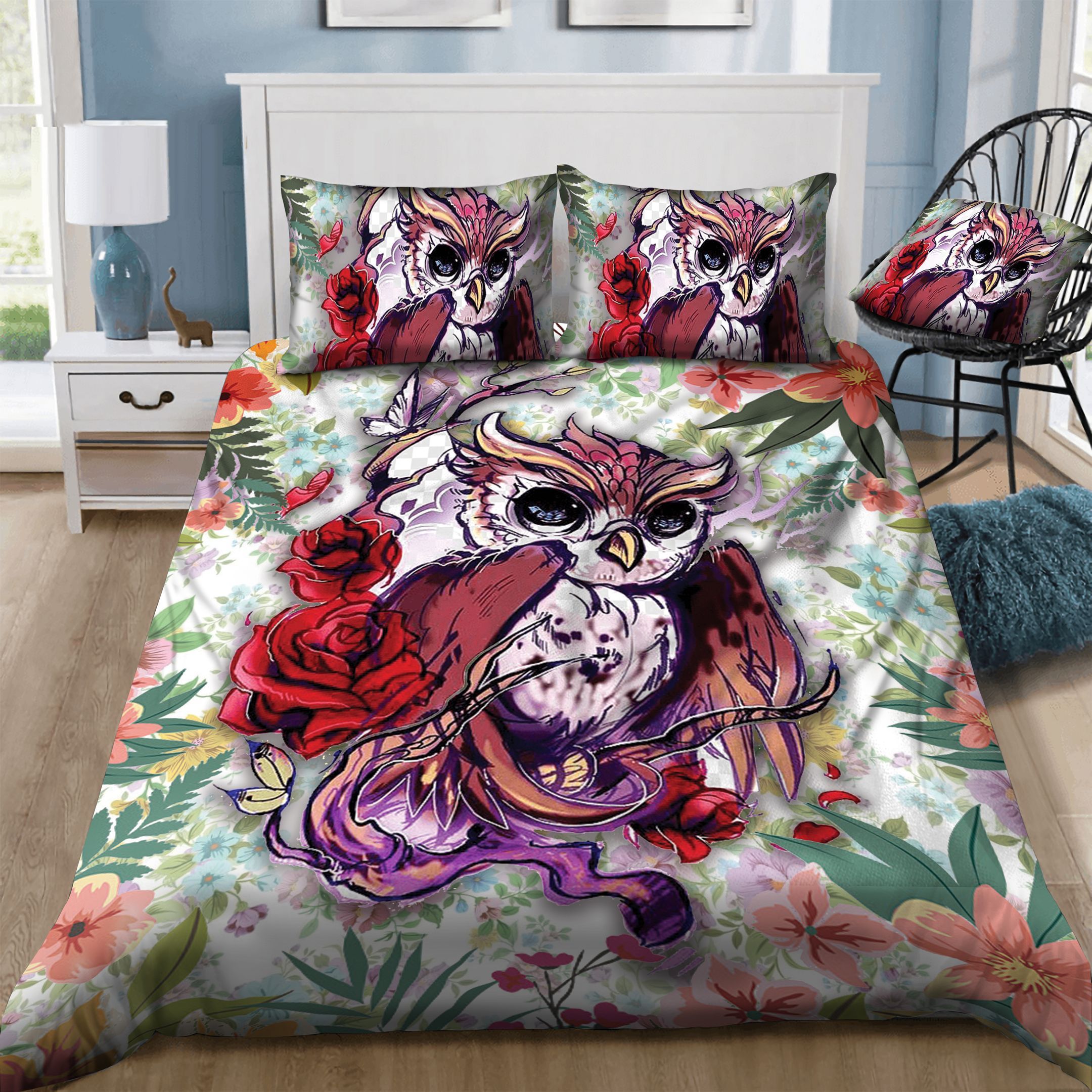 Owl  Bedding Set