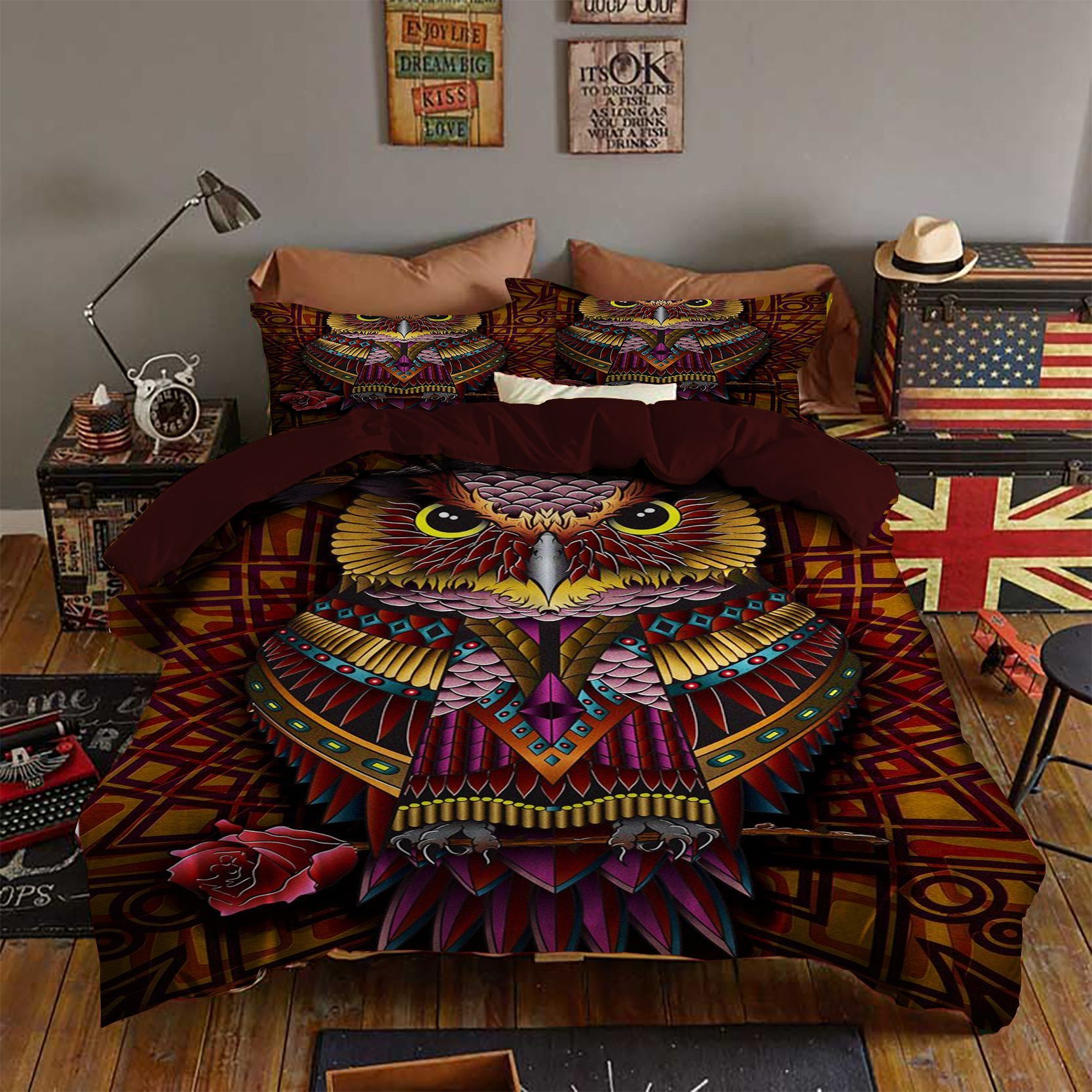 Owl Bedding Set